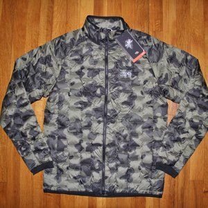Mountain Hardwear Summiter Down Jacket Mens S Light Army Camo